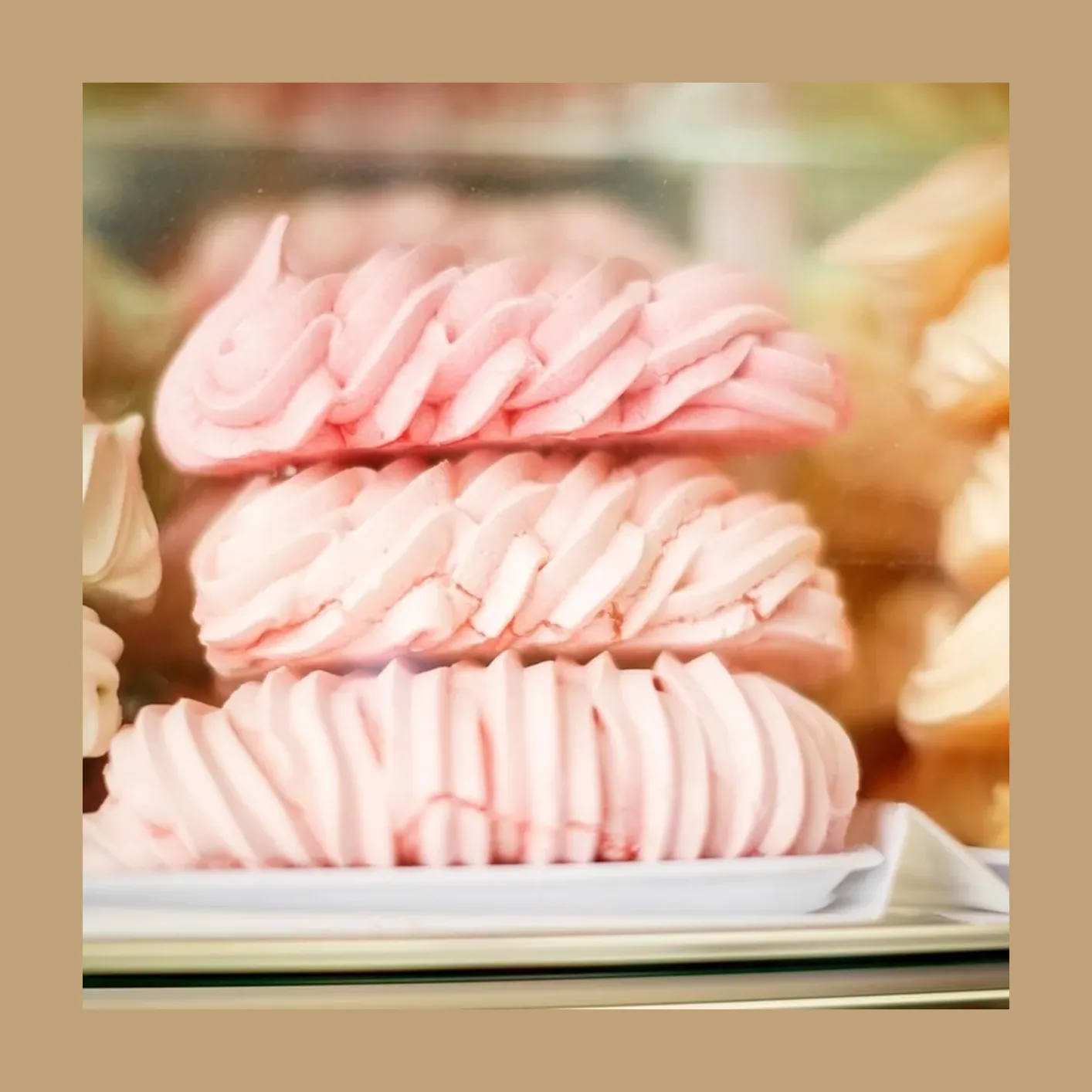 Merengues rosados