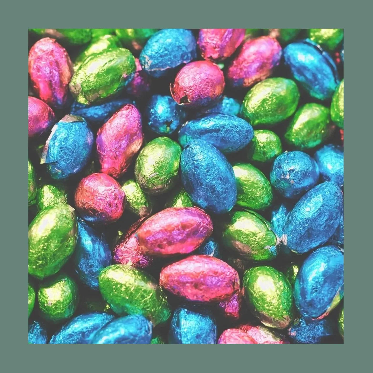 Huevitos de chocolate envueltos
