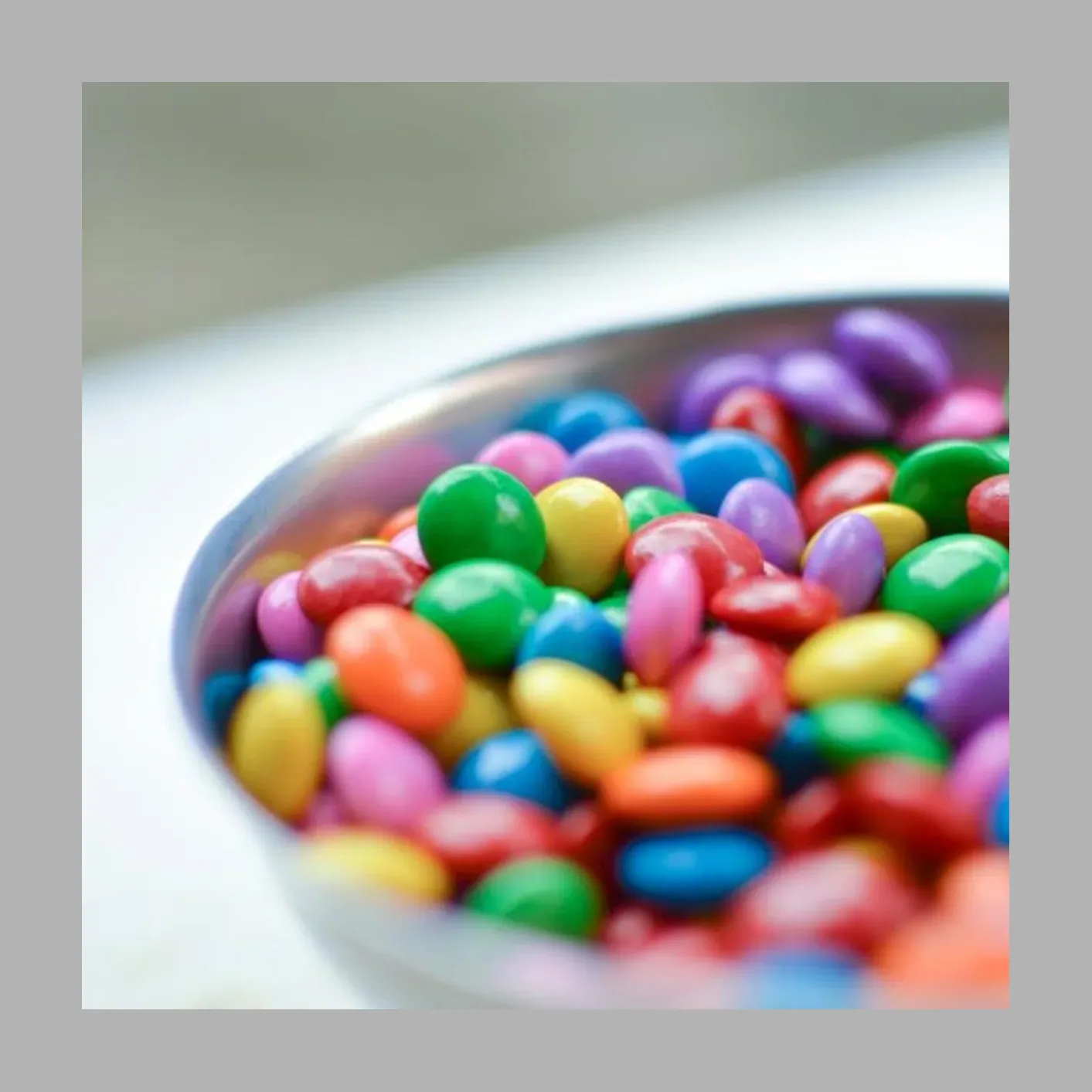 Grageas de chocolate de colores