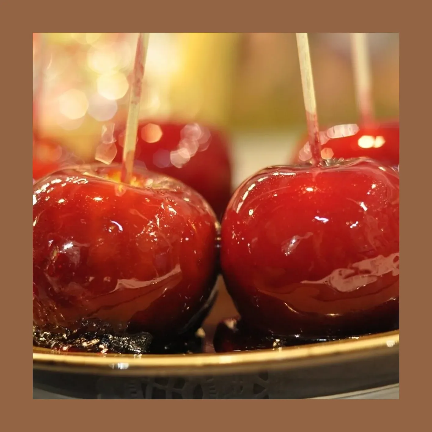 Manzanas acarameladas
